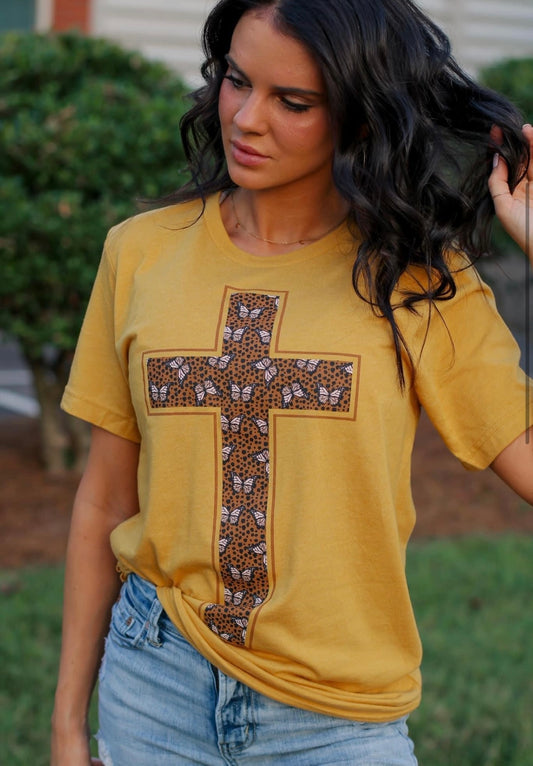 Butterfly Cross Tee